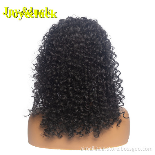 Wholesale Prices For Women Head Band Wig Ombre Green Hairband Black Long Afro Kinky Curly Headband Wig Synthetic Hair Wigs